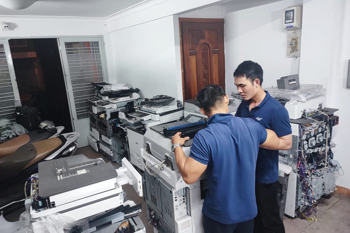 Hỗ trợ kỹ thuật chuyên nghiệp từ Fuga Solutions Kiểm tra kỹ thuật máy photocopy